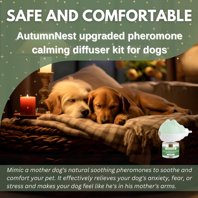 Dog Pheromone Calming Diffuser Kit, Calming Diffuser for Dog (2