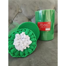 GiftWrap Etc. Lot Of 2 Green Christmas Tulle Ribbon Roll - 6" x 100 Yards ( 300ft, 91m) Each