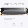 WishSmile Body Bamboo Cooling Pillowcases Long Pillow Cases Breathable Cool