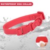 FEimaX Waterproof Silicone Dog Collar with Adjustable and Stinkproof，Dog Collars
