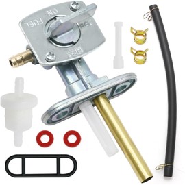 Anxingo Fuel Valve Petcock Replacement for Yamaha TTR90 TTR125 TTR225 TTR230 TTR250 YFM250 YFM350 Fuel Valve Petcock Shut Off Tank Switch Replacement for Kawasaki KLF300 Bayou 1988-2004