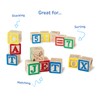 Melissa & Doug Deluxe Wooden ABC/123, 50-Piece Set of Classic