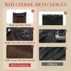 Rich Choices Rich Choices Real Human Hair Clip In Extensions-6