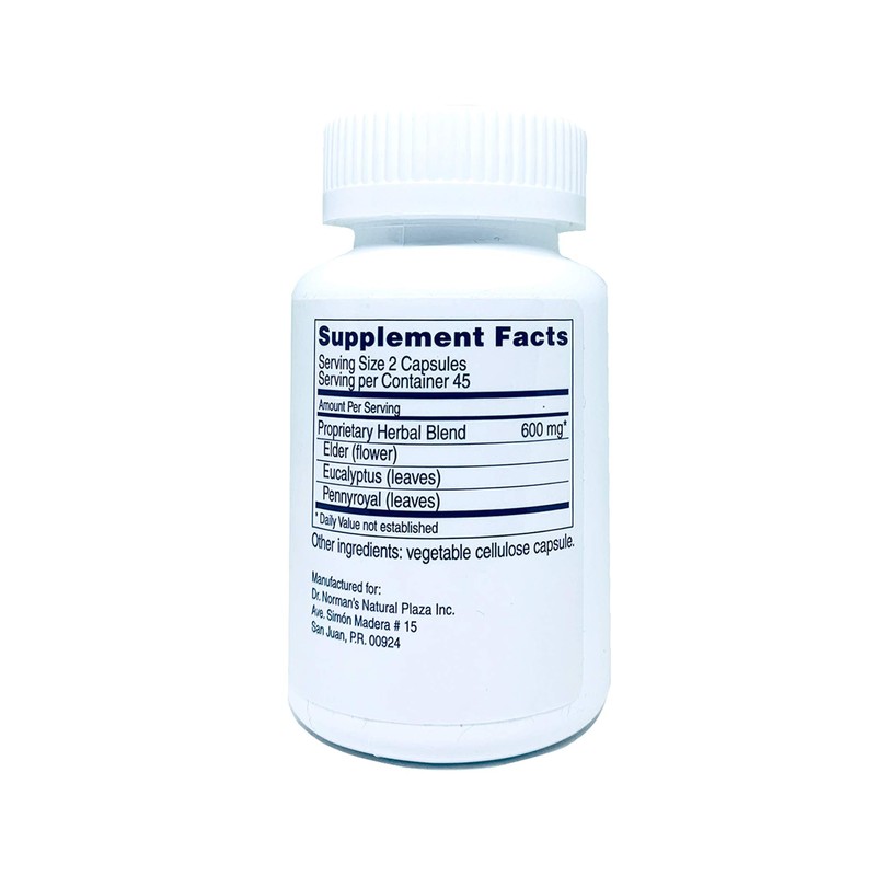 Dr. Norman's Broncoplex, 1 Bottle = 90 Capsules