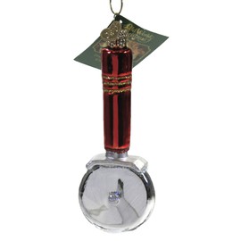 Old World Christmas Ornaments Pizza Cutter Glass Blown Ornaments for Christmas Tree