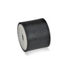 Ganter Normelemente GN 351-25-20-M6-EE-55 351-25-20-M6-EE-55 Rubber Buffer Black Thread M6
