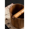 Ytnjzl 5 inch Coffee Knock Box espresso knock box,Wood Bin