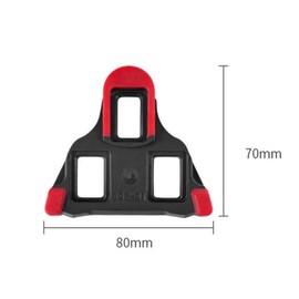 HOUSON Bicycle Cleats, Bicycle Shoe Plates Cycling Road Bike Shoe Plates Set Compatible with SPD (SH-10/SH-11/SH-12) Cleats System 0°