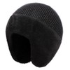 Oversize XL XXL Beanie with Earflap for Men Women Big