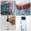 2pcs Golf Cart Keychain, Zinc Alloy Golf Keychain Silver Gold