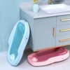 Relaxdays Baby Bathing Aid Set, with Rinse Cup, Tear-Free, Pink