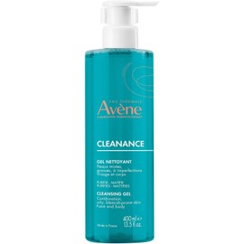 Avène Cleanance, Gel Limpiador para Piel Grasa, 400ml