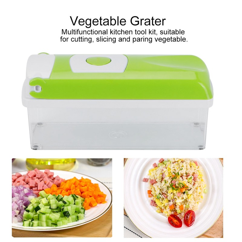 Multifunctional Food Cutter Vegetable Potato Grater Shredder Set Home Kitchen