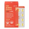 YDY Sun Vitamin D3 & K2, 4, 60 tablets / YDY 썬 비타민D3 & K2, 4개, 60정