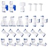 3/8" OD Quick Connect Push in Water Tube Fitting, 24-Pack,