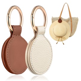 Niveaya Magnetic Hat Clip for Travel on Bag - 2 Pack, Magnet Storage Hook, Vacation Traveling Essentials Accessory Brown & Beige