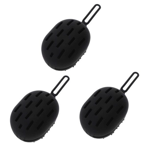 LALAFINA 3pcs Makeup Sponge Holder Portable Storage Case for Travel