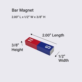 AplysiaTech Physics Science Alnico5 Magnet Kit for Experiment, Educational Horseshoe & Bar Magnets Set with North and South Identified Used by Teachers, Showing the Magnetic Field Distribution(3 Pack)