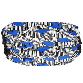 Huggable Drawstring Storage Cover ☆ Giraffe Fighting [Head Support with Attachable] Snap and Easy to Wear