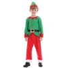 Toddler Kids Boys Girls Christmas Santa Elf Costume Fancy Dress
