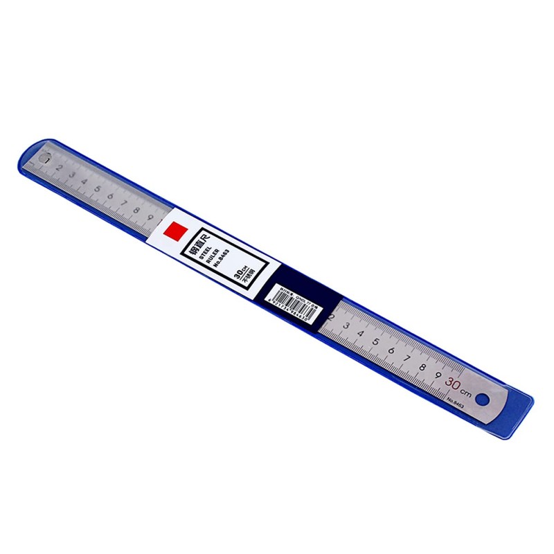 Operitacx Double Sided Metal Ruler Stainless Steel for Sewing Metric