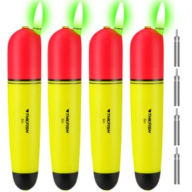 THKFISH Fishing Slip Bobbers, EVA Foam Bobbers Night Fishing Slip Bobbers Slip Corks for Fishing Catfish Bobbers Assortment Freshwater,4in 6in 7in