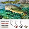 Reaction Tackle Tungsten Shaky Head Jigs for Bass Fishing -