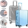 3 Fundas de Equipaje Transparentes Protectoras Impermeables PVC de Maleta,