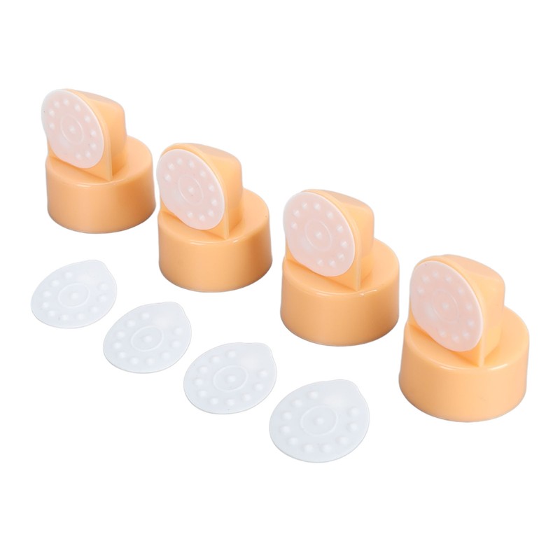 12pcs Spare Valves Membranes Silicone Spillage Prevention Accessory Pump Replacement