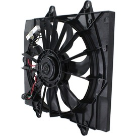Fitrite Autopart New Radiator Fan Assembly for 2004-2005 Chrysler PT Cruiser, with Turbo, Single Plug CH3115144 5127726AA