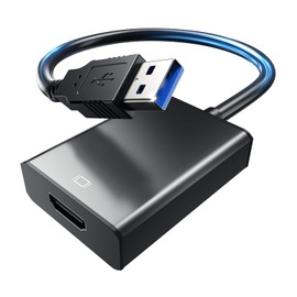 L LIMINK USB to HDMI Adapter, USB 3.0/2.0 to HDMI for Multiple Monitors 1080P Compatible with Windows XP/7/8/10/11