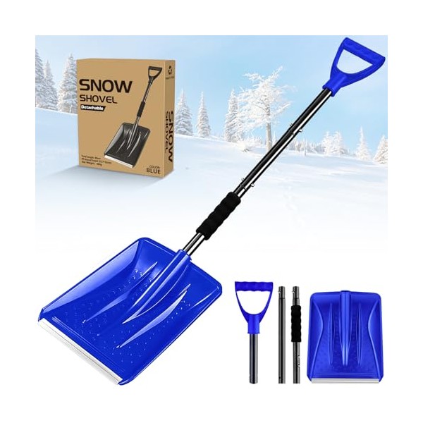 UMUACCAN UMUACCAN Snow Shovel for Car Driveway, Capacity Shovel Perfect