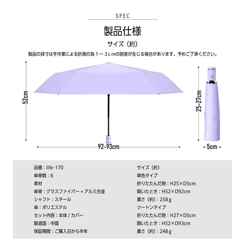 Best Anser Parasol, Memory Shape, Completely Blackout, 100% UV Protection,