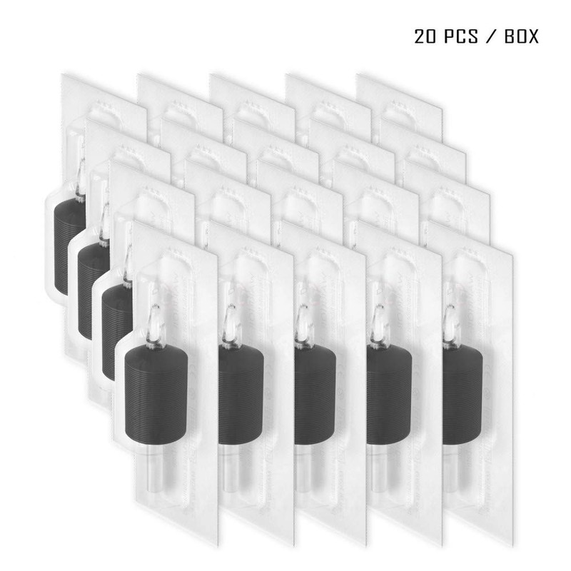 WARRIOR Tattoo Tubes/Disposable Tattoo Grip with Long Tip in Soft