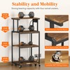 Lifewit 4 Tier Printer Stand with 3 Power Outlets, Wheels