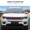 Jimen Compatible with Jeep Compass 2017-2020, 7PCS Front Grille Inserts