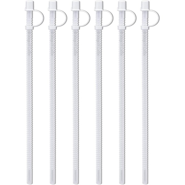15" Flexible Straws for Jumbo Mugs (6)