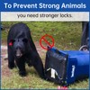 KOMOHOM Trash Can Locks for Animals, (2PCS) Raccoon Bear Proof