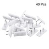 sourcing map Furniture Feet Nail Plastic Glide Nails Square Chair