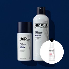 Physiogel [For Men Set] Physiogel DMT For Men Toner 200ml + All-in-one Fluid Lotion 100ml + Red Soothing Gent Foaming Gel 55ml / [포맨 세트] 피지오겔 DMT 포맨 토너200ml+올인원 플루이드 로션100ml +레드수딩 젠틍포밍젤 55ml