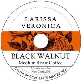 Black Walnut Medium Roast Coffee (Single Serve K-Cup Pods) (Gourmet, Naturally Flavored, Whole Coffee Beans) (12 pods, ZIN: 571400)