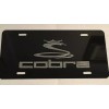 BLVD COBRA GOLF Car Tag Diamond Etched on Black Aluminum