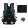 HIPOTUO Anime Luminous Backpack, 16' Laptop Backpack with USB Charging