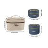 Bento Lunch Box Round with Lid Bag Leakage Proof Stainless