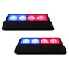 YM E-Bright 2-Pack Red Blue Dual Colors 4 LED Car