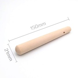 4 Pcs Wooden Food Grinding Rod Natural Wood Muddler Cocktail Tools for Home and Kitchen