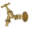 Outside 1/2 Double Check Garden Tap with Through The Wall