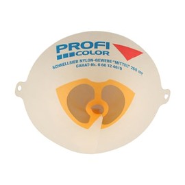 AllorA ProfiColor Quick Sieve, Paint Sieve, Nylon Quick Sieve, Disposable Paint Filter, 125/190/260 μm, Pack of 125 (260 µm, Orange)