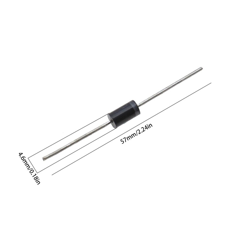 ECSiNG Rectifier Diode Solar Panel Diode SR5100 5A 100V High