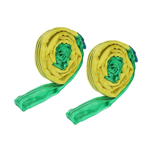 PATIKIL Lifting Slings Straps, 2 Pcs Polyester 6ft Heavy Web